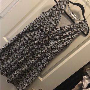 Black and white dress